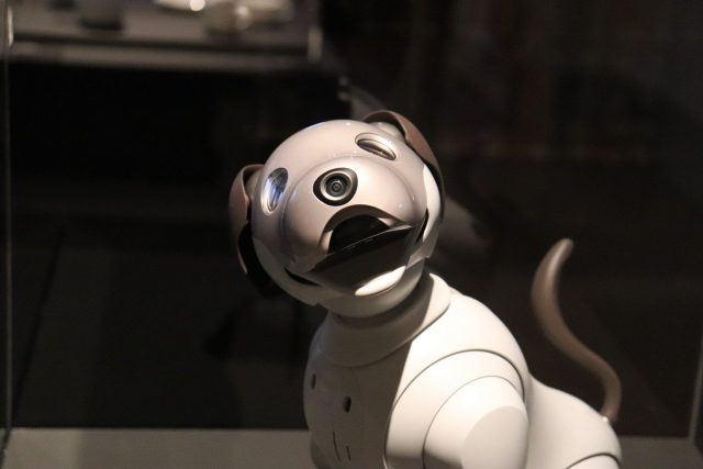 robotic stuffed dog